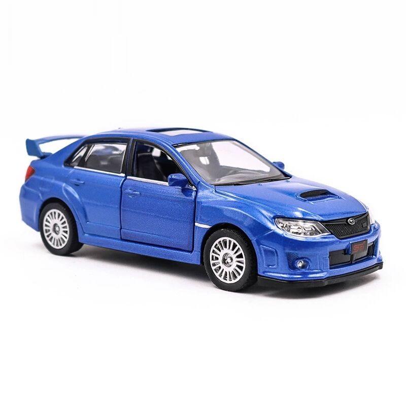 Subaru Impreza WRX STI 2010 Rallyové auto JDM Simulace Odlévaný a Hračka Vozidlo RMZ city 1:36 dárků ze slitinových modelů pro děti
