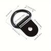 12Pcs D Rings Tie Down Anchors Ring Pull Hook Stainless Steel Lashing Ring Load Fit for Car Boat Cargo Trailer Vehicles RV Van
