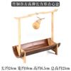 Portable Handmade Bamboo Carry Snack Cake Basket Desktop Refreshment Box Dried Fruit Tray Storage Fruit Snack Dessert Plate