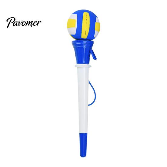 Stress Relief Fidget Pens Sport Funny Writing Pen, Volleyball/Tennis/Rugby/Basketball/Football/Baseball Design, Creative Decompression Colorful