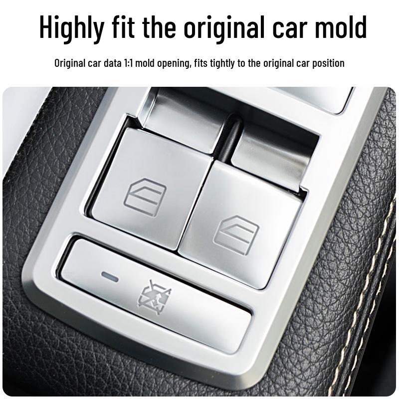 Mercedes-Benz GLK ML GLA B C E Class Window Switch Decorative Button Sticker Frame