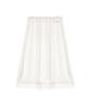 Nigaennikol Satin Lace Long Skirt_Cream