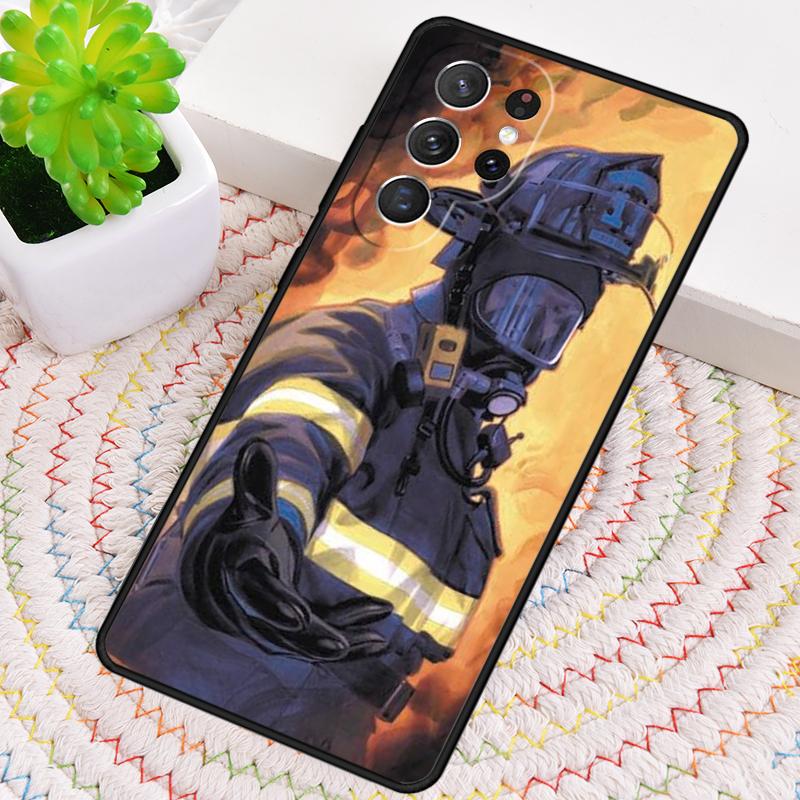 Fire Fighter Hero Phone Case for Samsung Galaxy Note 10 Pro S26 Ultra S23 S24 FE S25 S21 S22 PLUS Shockproof Cove
