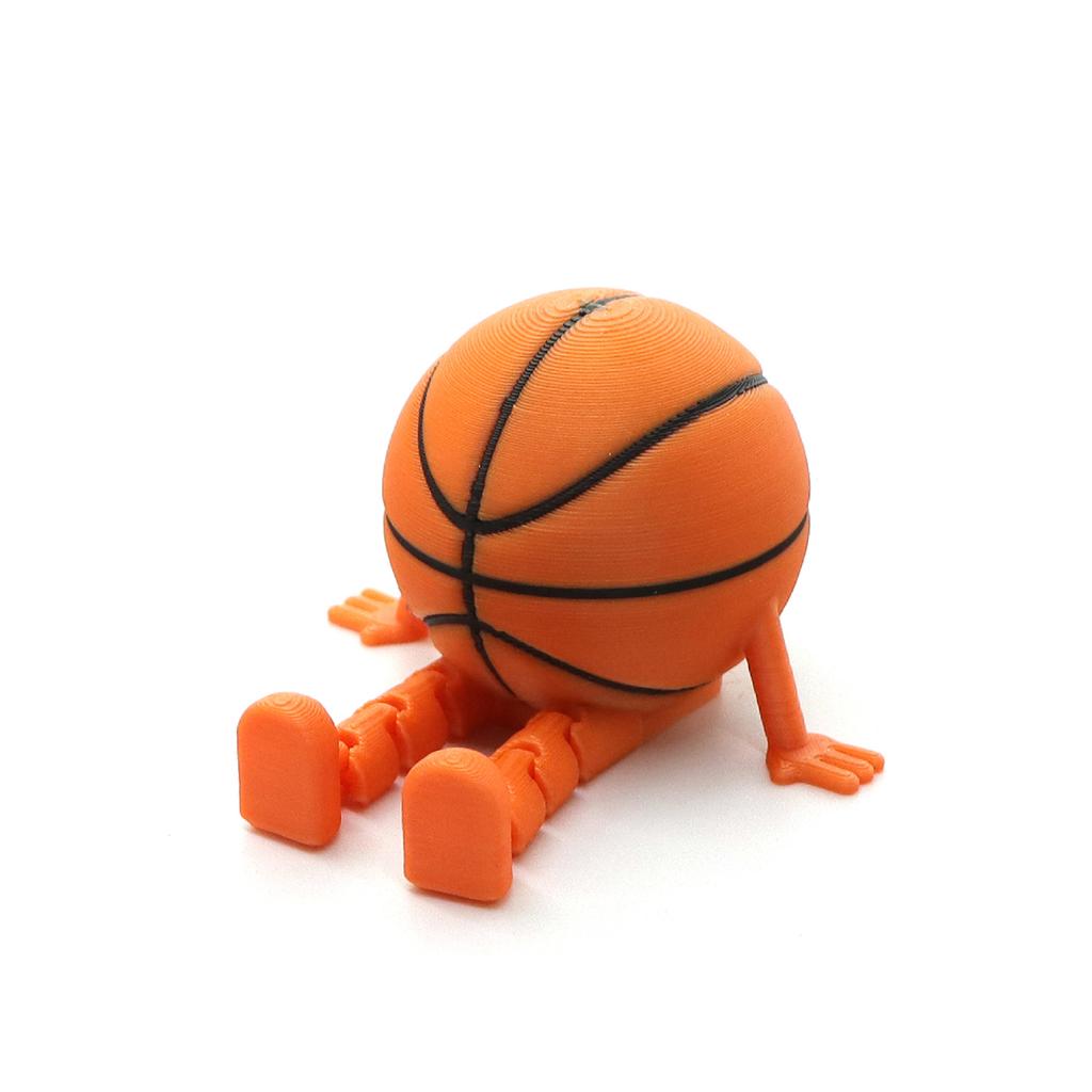 Sports-themed Seated Miniature Figures Of Various Spheres