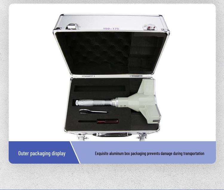 High Precision Three-Point Inside Micrometer, 0.001mm Accuracy for Inner Holes