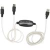 USB To MIDI Cable Converter 16 Channels PC To Synthesizer 2 In 1 MIDI Cord Adapter for Windows