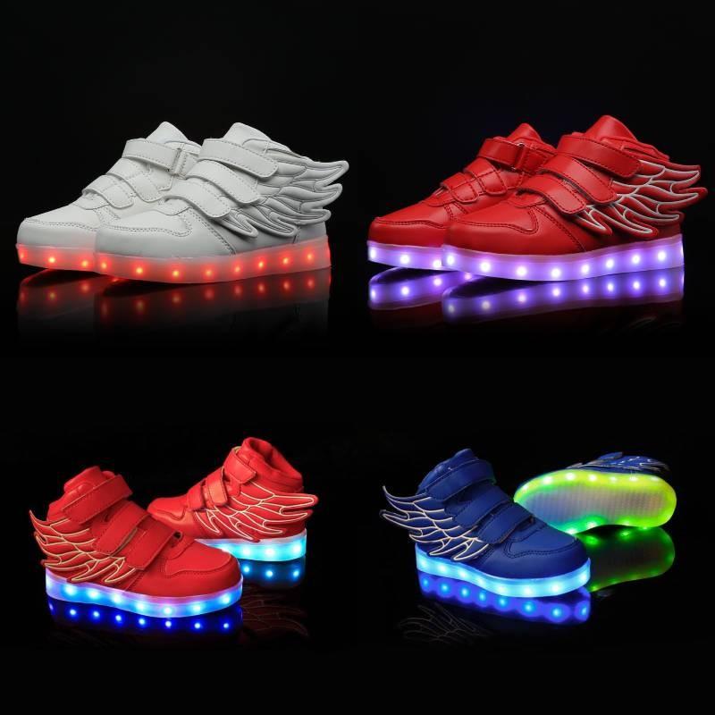 Children Light Up Sneakers Toting Usb Charging Indoor Outdoor Spring Summer