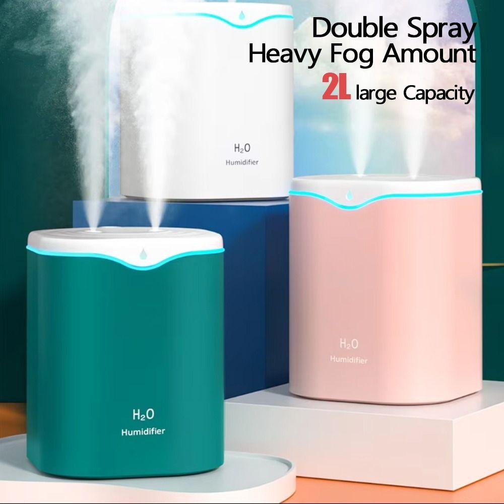 

Large Capacity Desktop Small Humidifier 2000ml Air Humidification Spray For Home White-1 port