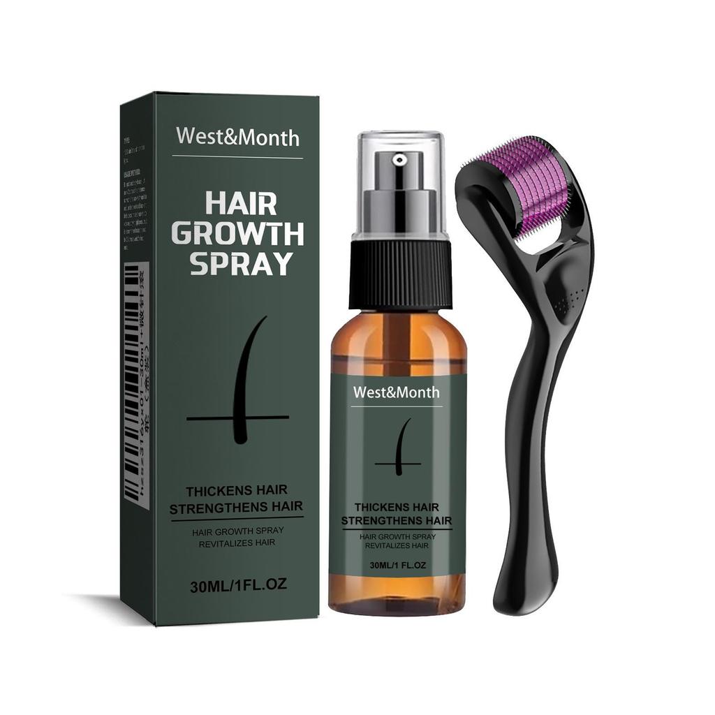 West&Month Men's Beard Nourishing & Moisturizing Spray Set - Smooths & Shines.