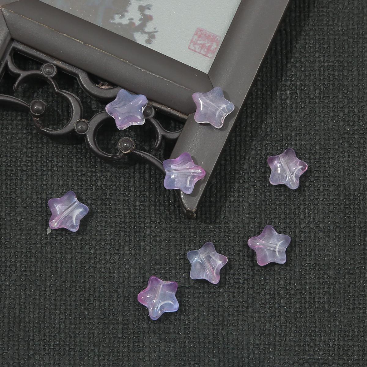 

10 шт. 8 мм звезда разноцветные архаичные аксессуары с золотой фольгой матовое стекло кулон для изготовления ювелирных изделий DIY очаровательные украшения 8mm 10pcs