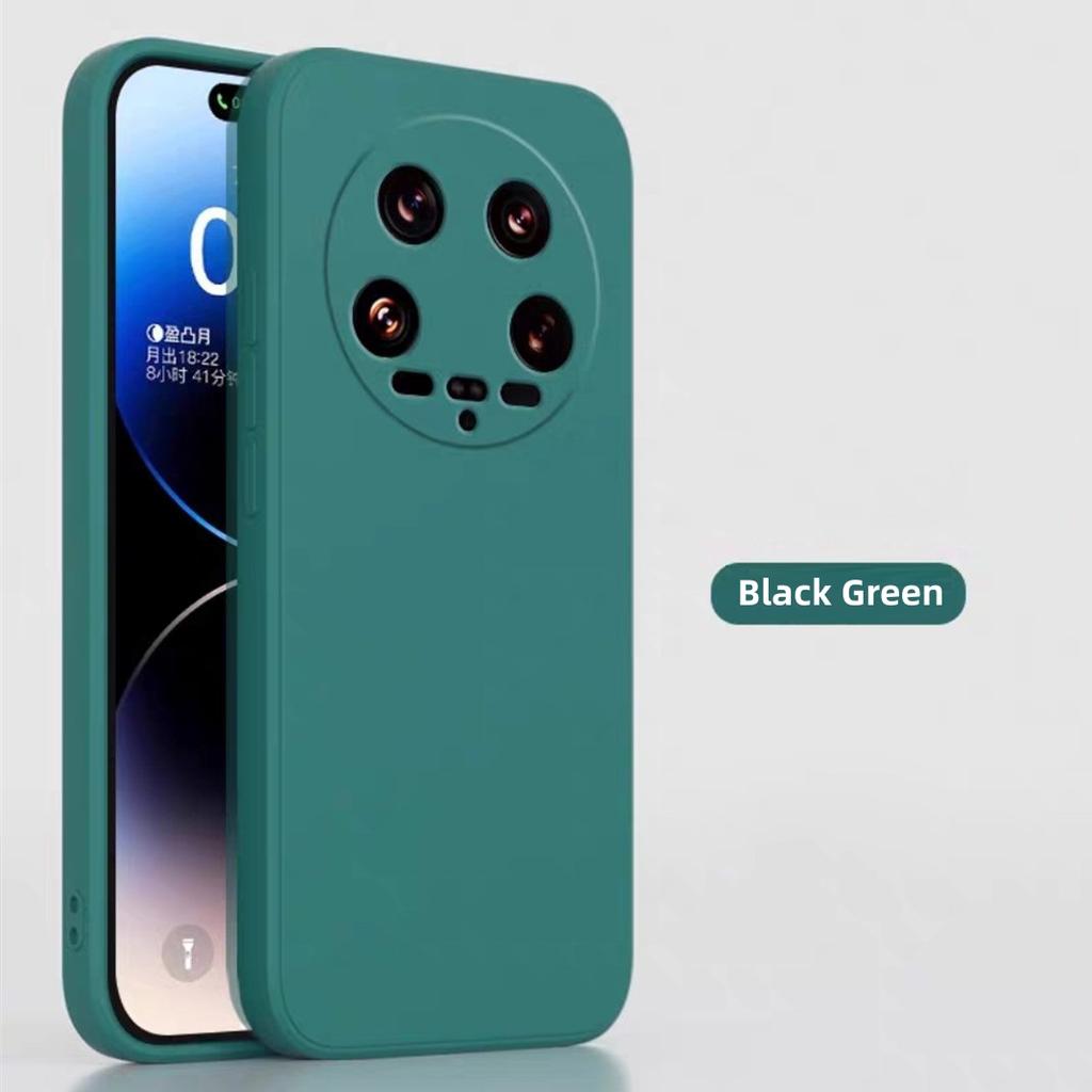 For Xiaomi 14 Ultra Liquid Silicone Case Xiaomi 14 Ultra Cover Funda Coque Soft Camera Protector Back Bumper For Xiaomi 14 Ultra