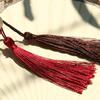 Zweiseitiger Ginkgo-Rundfächer Exquisiter Tragbarer Reispapierfächer Vintage Chinesischer Rundfächer Kalligraphie Malerei