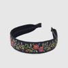 LALA Rose Pattern Hairband P-Black Red
