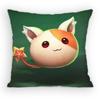 TFT Little Legends Pillow Case Sofa Living Room for Bedroom Car Headboard Backrest Cushion Square Cushion Nap Time