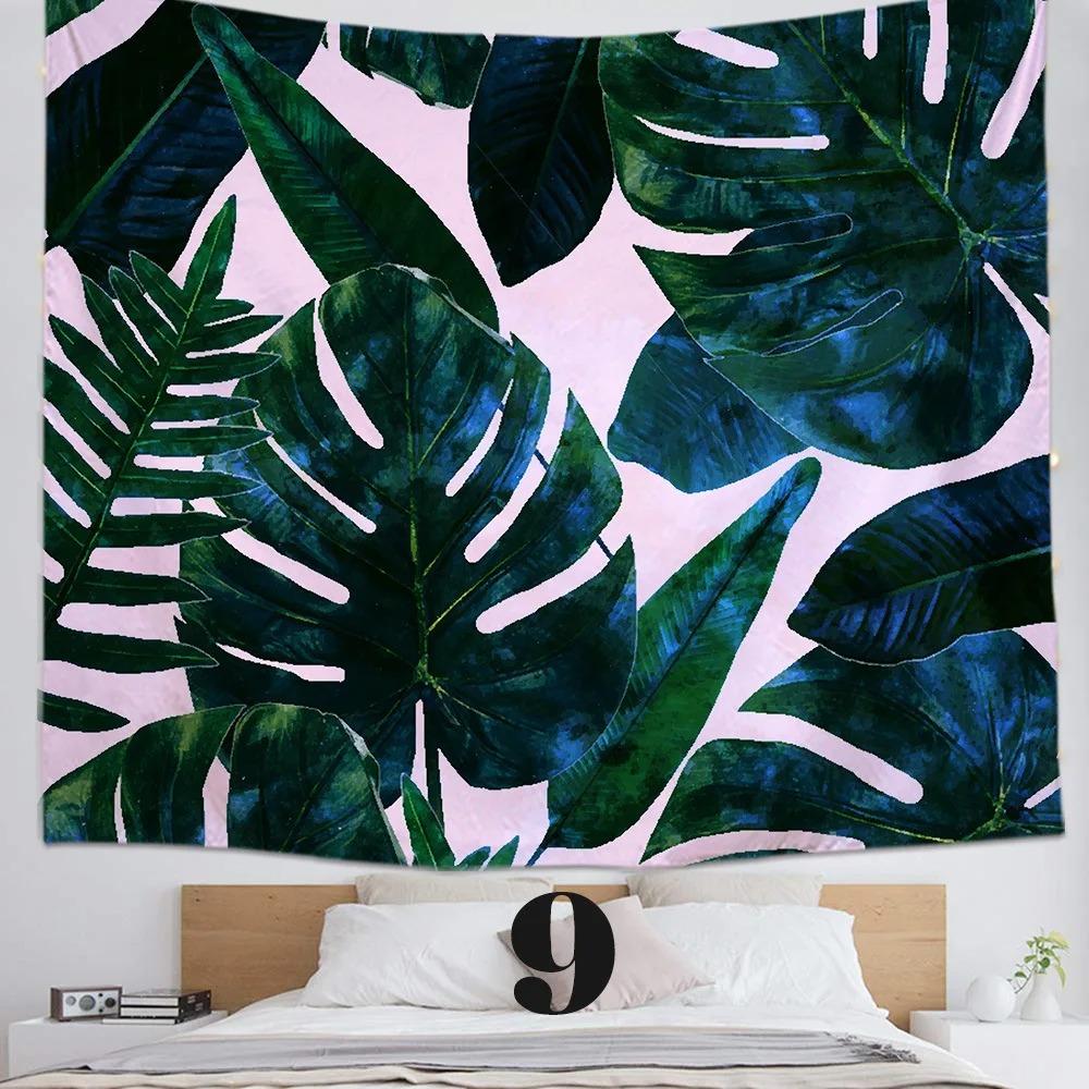 Watercolor Painting Floral Decorative Tapestry Home Wall Living Room Office Decorative Tapestry