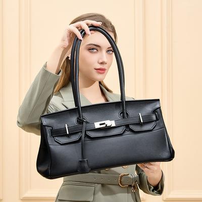 Borsa platino grande capacità lusso leggero alta qualità borsa a spalla portatile per pendolari pelle di mucca tote alla moda nuova borsa a tracolla
