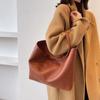 New Solid Plutonium Sweet Shoulder Bag for Women High-end Retro Versatile Bag Hot Sale Large Capacity Casual Travel Bag