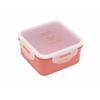 OSK Hinoki No Pura Bento Box, Pink, 500ml, Microwave-Safe with Lid, 4-Point Lock, Dishwasher-Safe, Made In Japan, PCL-7