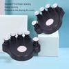 2Pcs Piano Finger Trainers ABS and Silicone Hand Grip Exerciser Piano Correctors Orthotic Tools for Strength Training(black)