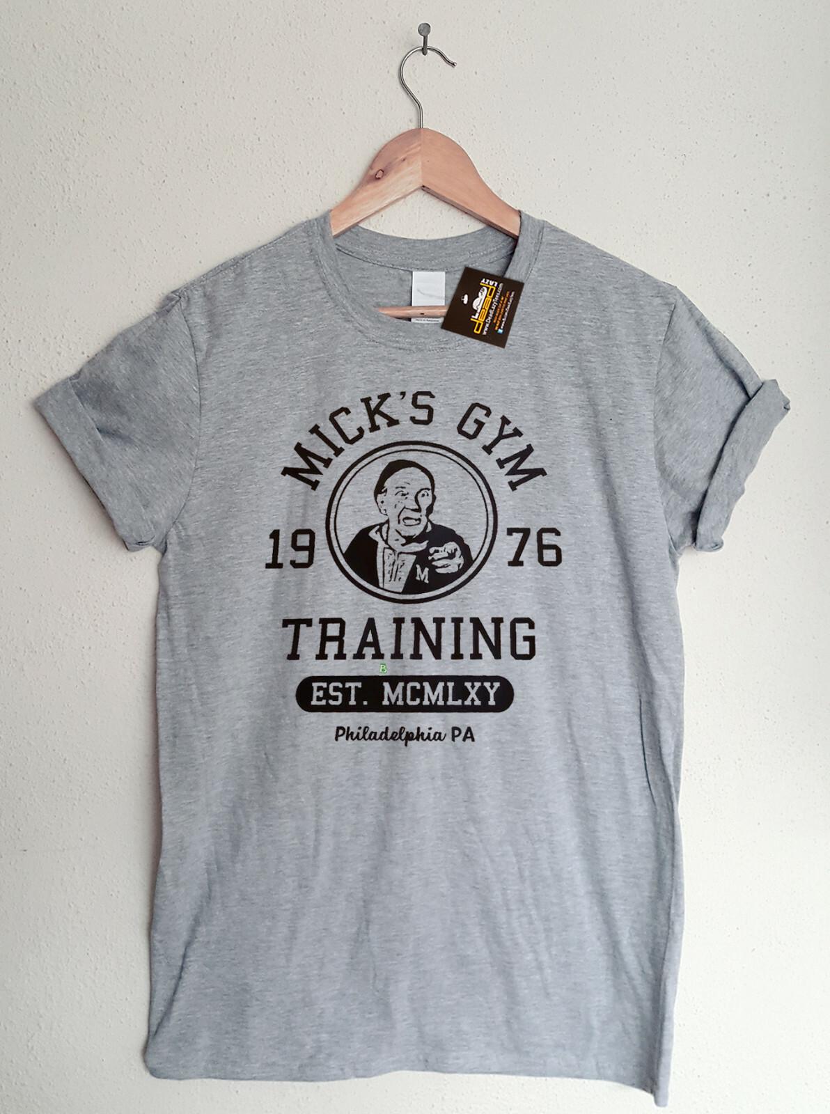 Mick s Gym Rocky Inspired T-shirt Retro 70s 80s Boxing Film Tee Kids Adult XXXL