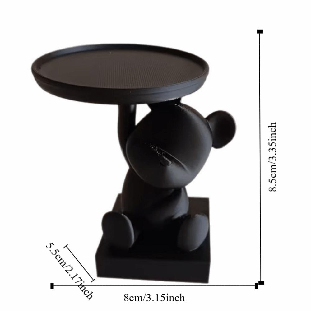 Decorations Bear Storage Tray Creative Desktop Accessory 3D Printing Ornaments  Home Decor