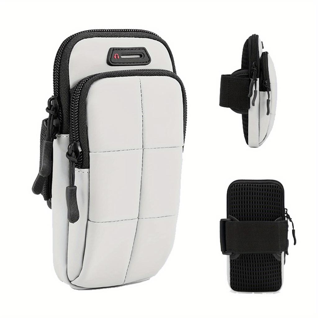 1Pc Waterproof Sports Phone Arm Bag - Running, Fitness, Cycling Arm/Wrist Storage