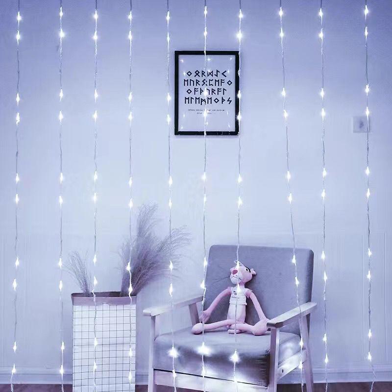 

Светодиодные гирлянды-сетки с эффектом водопада: Уличные водонепроницаемые гирлянды для фестивальной декорации и создания романтической атмосферы 3m x 2m Waterfall Lights