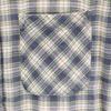 R by 45rpm Check Pattern Long sleeve shirt 2 Navy system NMD Men's Used