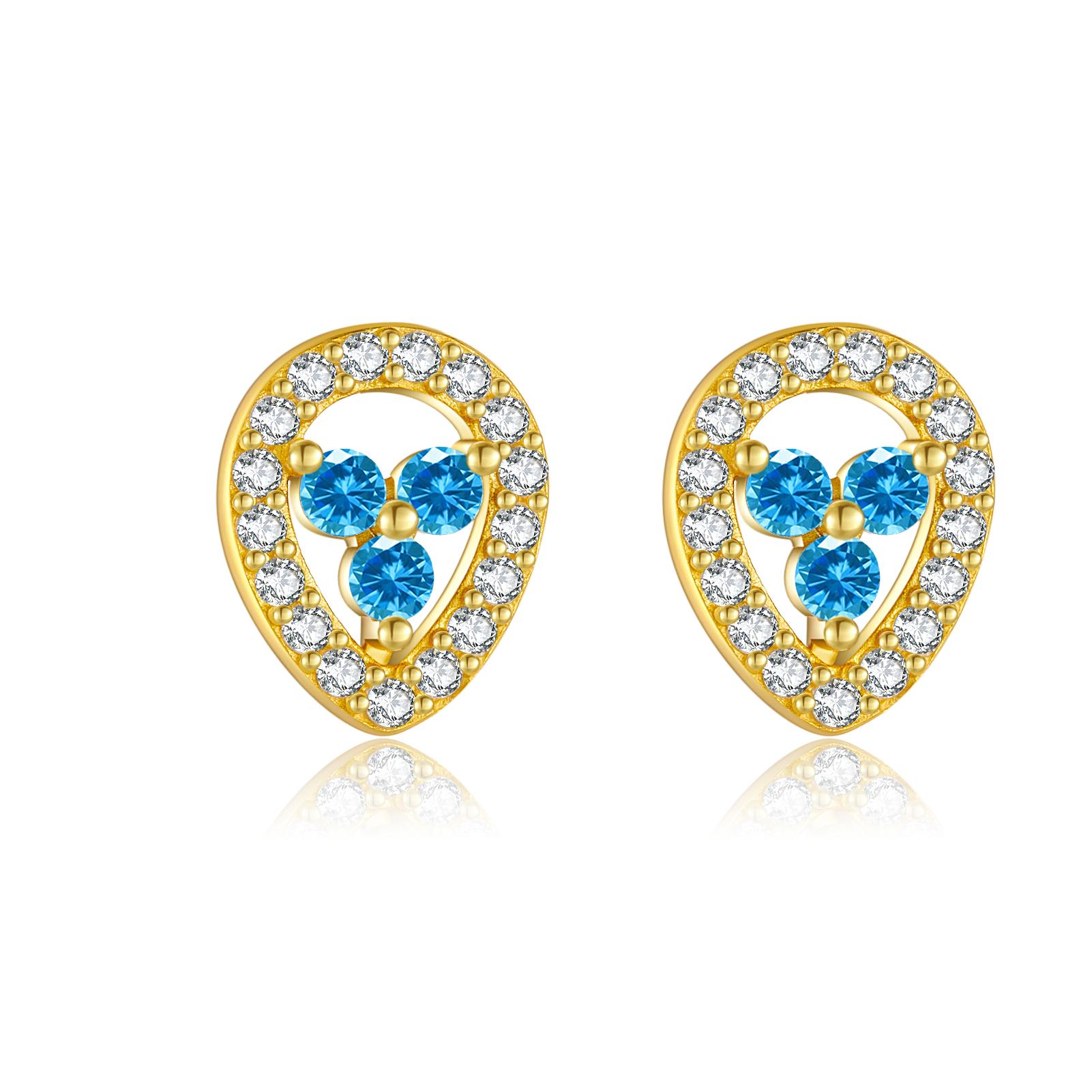 

ANDYWEN Серьги-гвоздики из стерлингового серебра 925 пробы, элегантные женские серьги, инкрустированные кубическим цирконием, не вызывающие аллергию серьги-гвоздики, ювелирные украшения m золотой