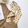 Long silk scarf, high-end new versatile hair tie streamer, atmosphere ribbon, spring and summer decorative scarf, tied bag streamer