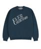 DRAW FIT Ocers Lettering Pullover Knit [Blue]