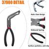 2 Pcs Electrical Disconnect Pliers 37960 37980 Automotive Electrical Connector Disconnect Pliers,Fuel Line Petrol Clip Pipe Pliers for Push Tab Style