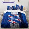 SC Heerenveen  Pattern Bedding Quilt Set  Home Decoration  Gift (1 * Duvet Cover + 2 * Pillowcase  Without Core)
