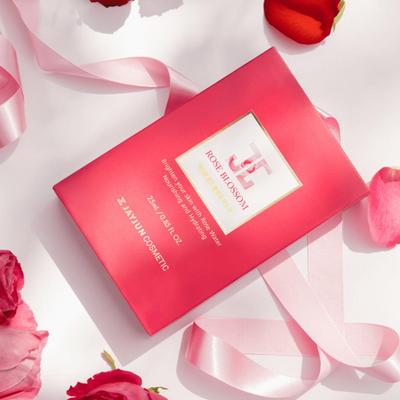 MASCHERA JAYJUN ROSE BLOSSOM 10 fogli per pelle spenta, Nutriente, Idratante, Cosmetici coreani, Kbeauty, campione
