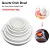 1Pcs High Temperature Quartz Dish Bowl Gold Silver Metal Copper Cast White Silica Melting Crucible 100-750g