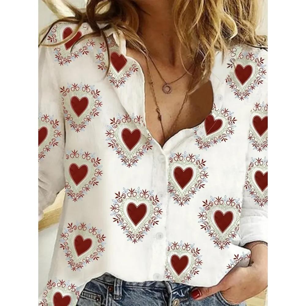 Fashion Women's Shirts Summer Leopard 3D Printed Women's Long Sleeve Tops Spring Autumn Casual Loose Tops Long Sleeve Shirt