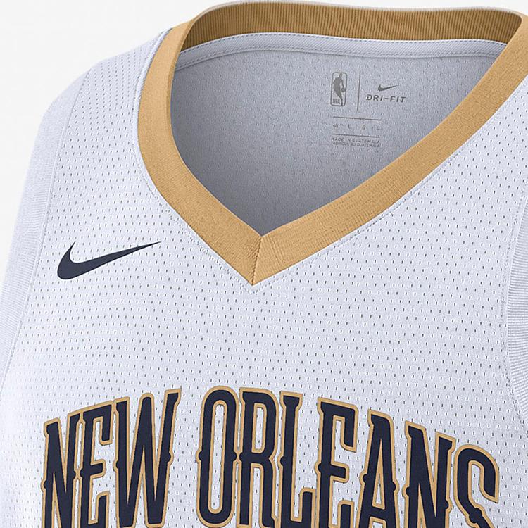 Nike Anthony Davis #23 New Orleans Pelicans Performance Basketball Vest Men Tops White 864433-100