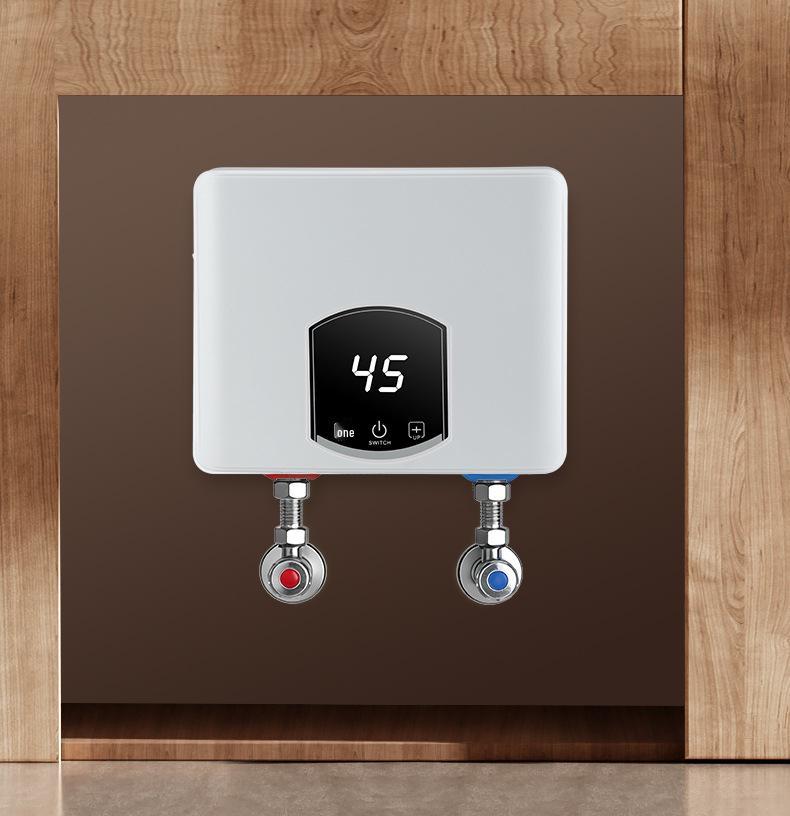220V 5500W Instant Smart Electric Water Heater for Under-Counter Kitchen Use