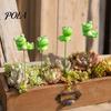 Decorative Frog Set for Greenery Garden Stakes, Waterproof Resin Miniature Ornaments, Cute Figurines, Succulents Colorful Ornaments Potted Plants Pots