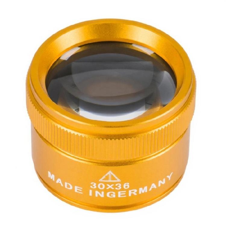 Professionele 30X 36mm Vergrootglas Lens Monocle Horloge Vergrootglas Loupe Handheld Munt Postzegels Sieraden Loupe