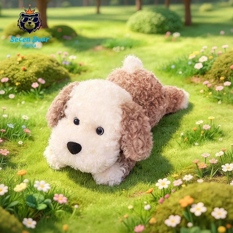 Cute Puppy Plush Toy Pillow With Pp Cotton Filling For Kids And Adults