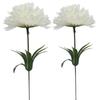 Outdoor cemetery chrysanthemums, tombstones, flowers, single branches, freely matching DIY flowers, commemorative festivals