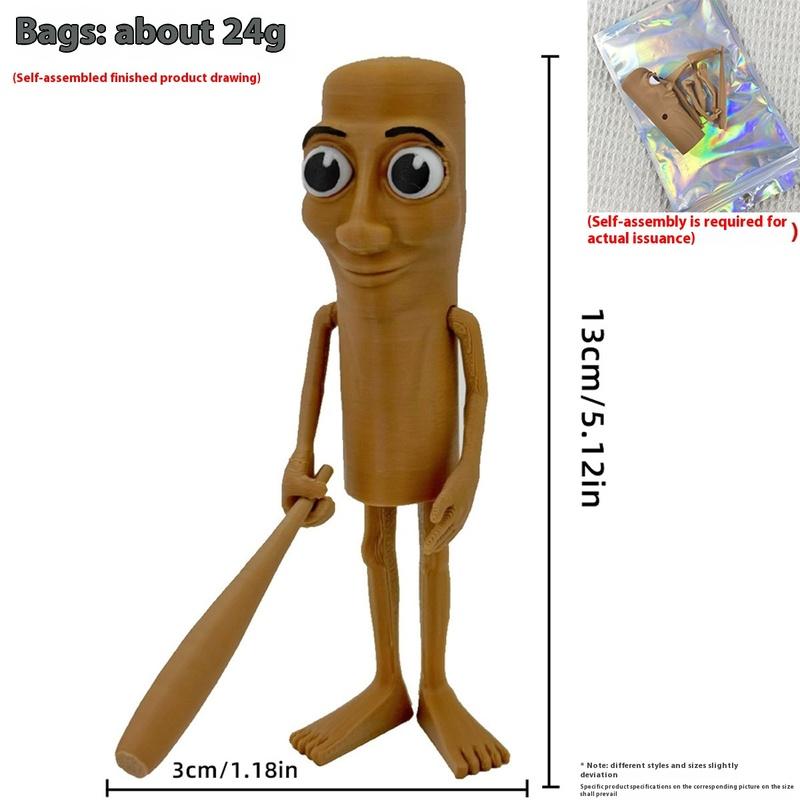 

Latest Tung Tung Tung Sahur Tralalero Tralala Italian Brainrot Monster Fusion Edition Anime Action Figurine Animation Ornament Gift Toy