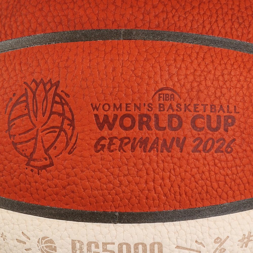Molten BG5000 FIBA Basketball World Cup 2026 Official Match Size 6 Women's Ball, (B6G5000-W6G)
