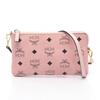 Used Visetos Shoulder Pouch Shoulder Bag Leather Pink Used Women