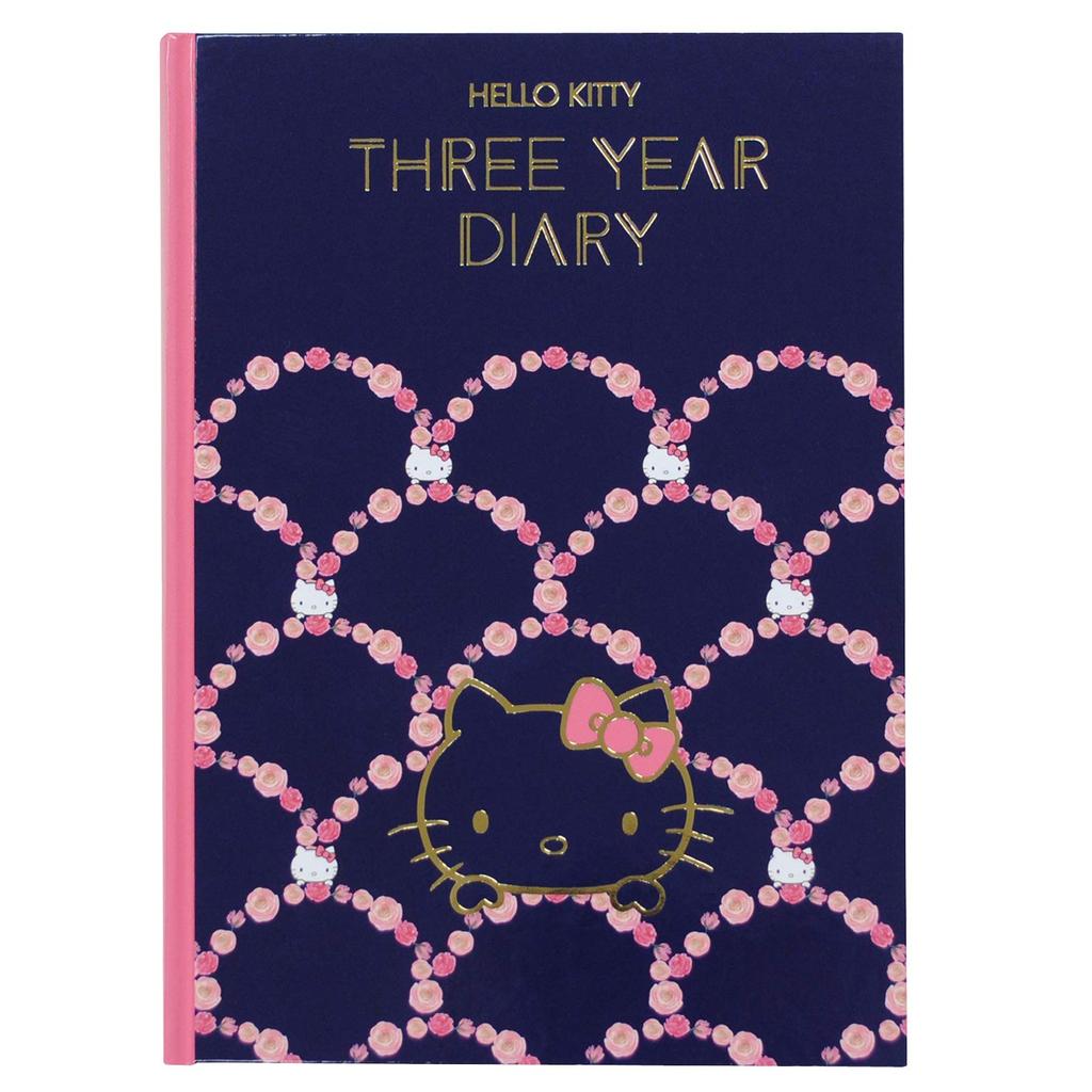 DearCards (Dear Cars) [Limited Time Sale] 3-Year Diary - Hello Kitty, No Personalization [Continuous Diary] 4801-G04-010