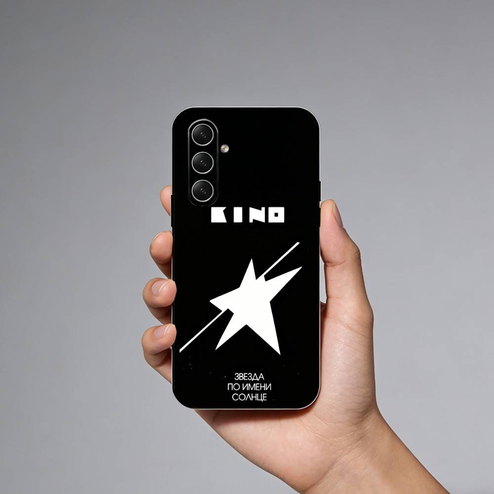 Russia Rock Band Viktor Tsoi Kino Phone Case For Samsung Galaxy A73,A21s,A22,A31,A52,A53,A71,A41Soft Black Shell