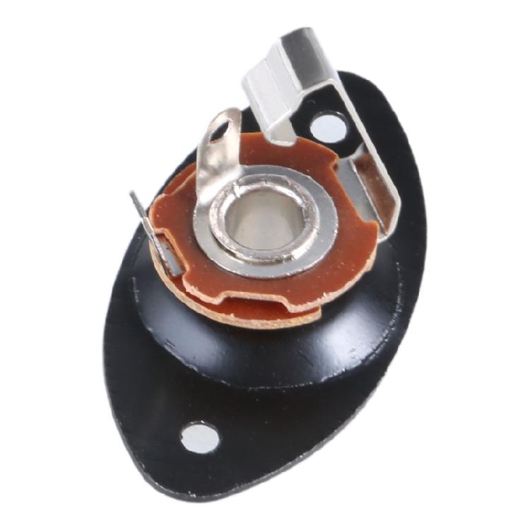 Electric Guitar Jack Output Jackplate Indented Curved Output Socket With Screws