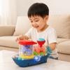 Sound Light Toy Electric Moving Boat Toy Plastic Musical Ship Toy  Kids Gift