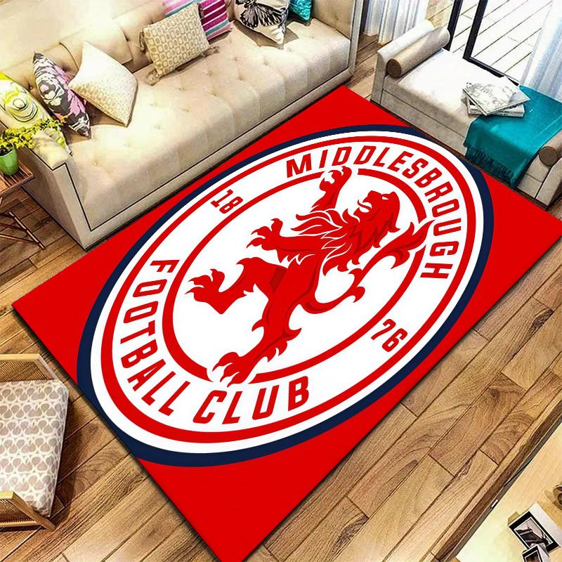 Middlesbrough Carpet Rug for Living Room Bedroom Home Sofa Decoration,Kids play Nonslip Floor Mat